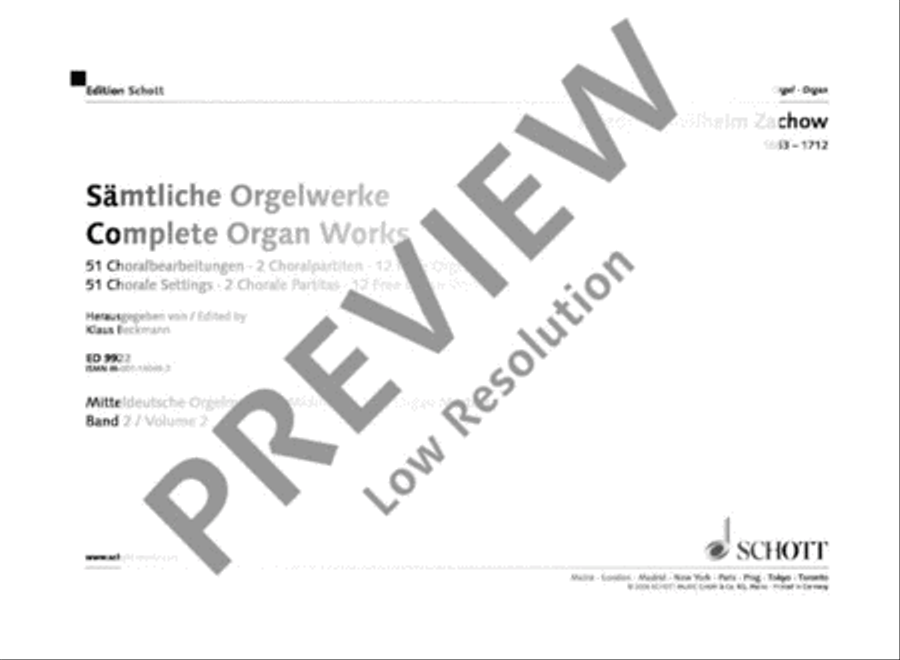 Complete Organ Works Organ scores gallery preview page 2