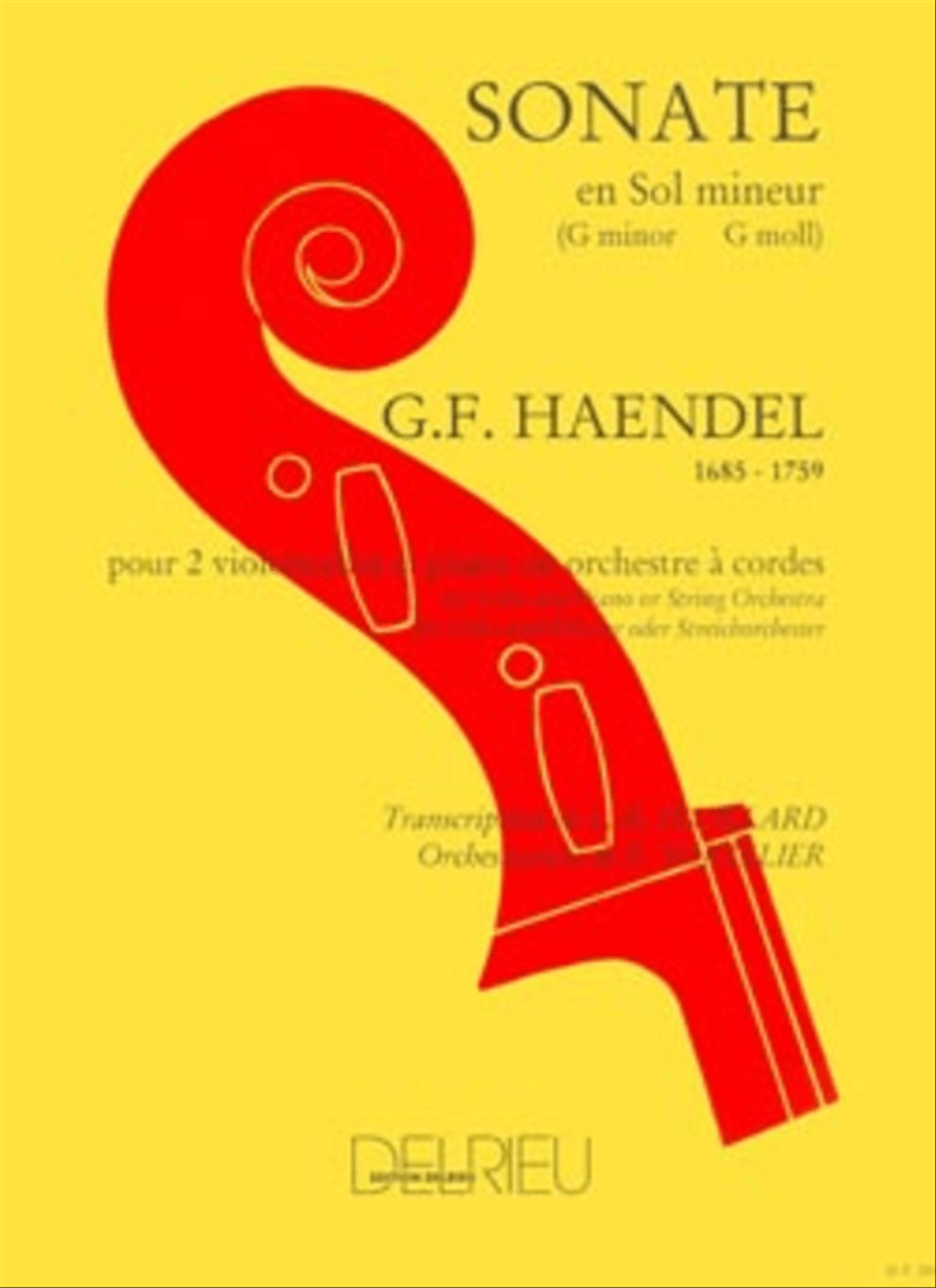 Sonate En Sol Mineur Cello scores gallery preview page 1