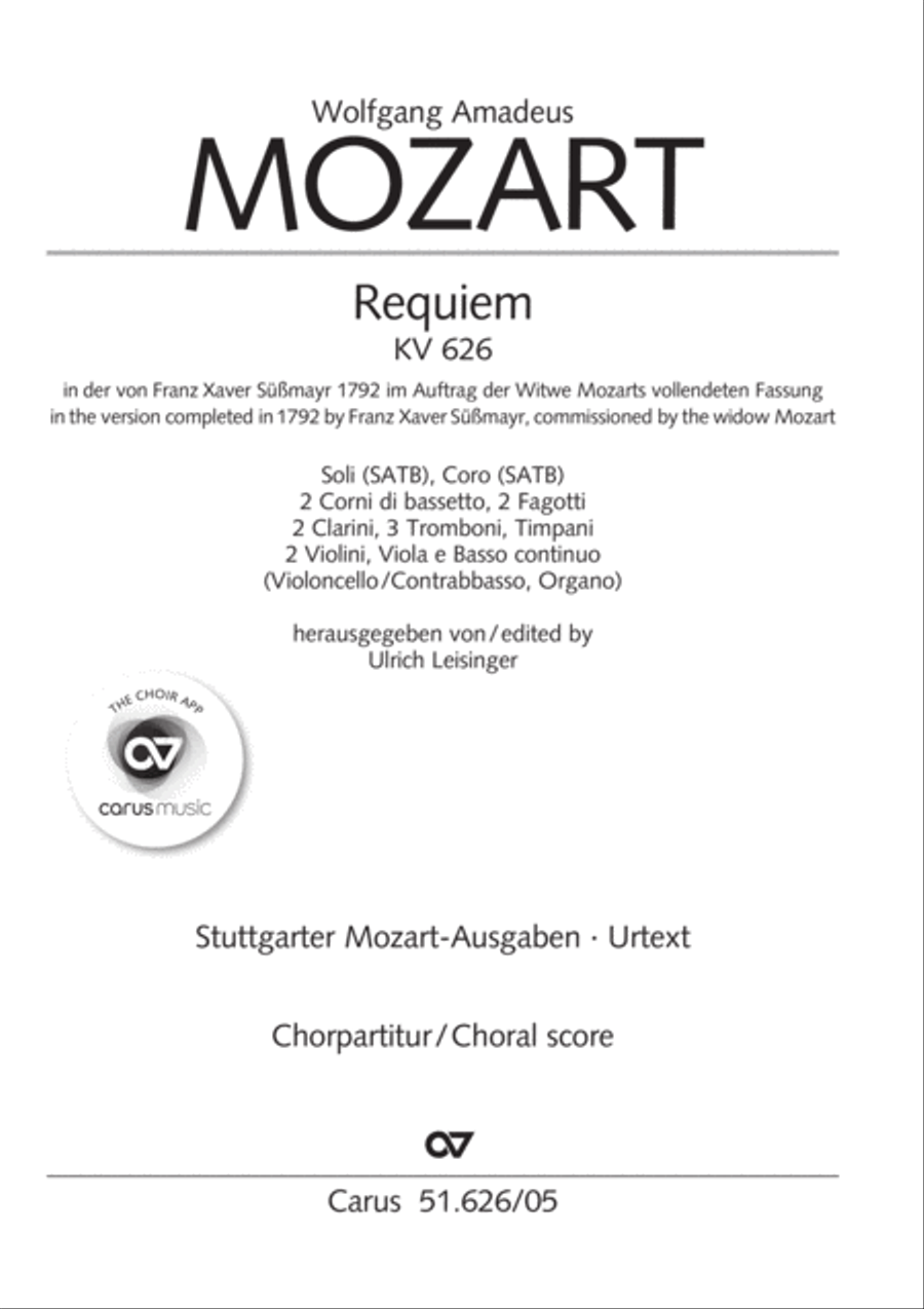 Requiem 4-Part scores gallery preview page 2