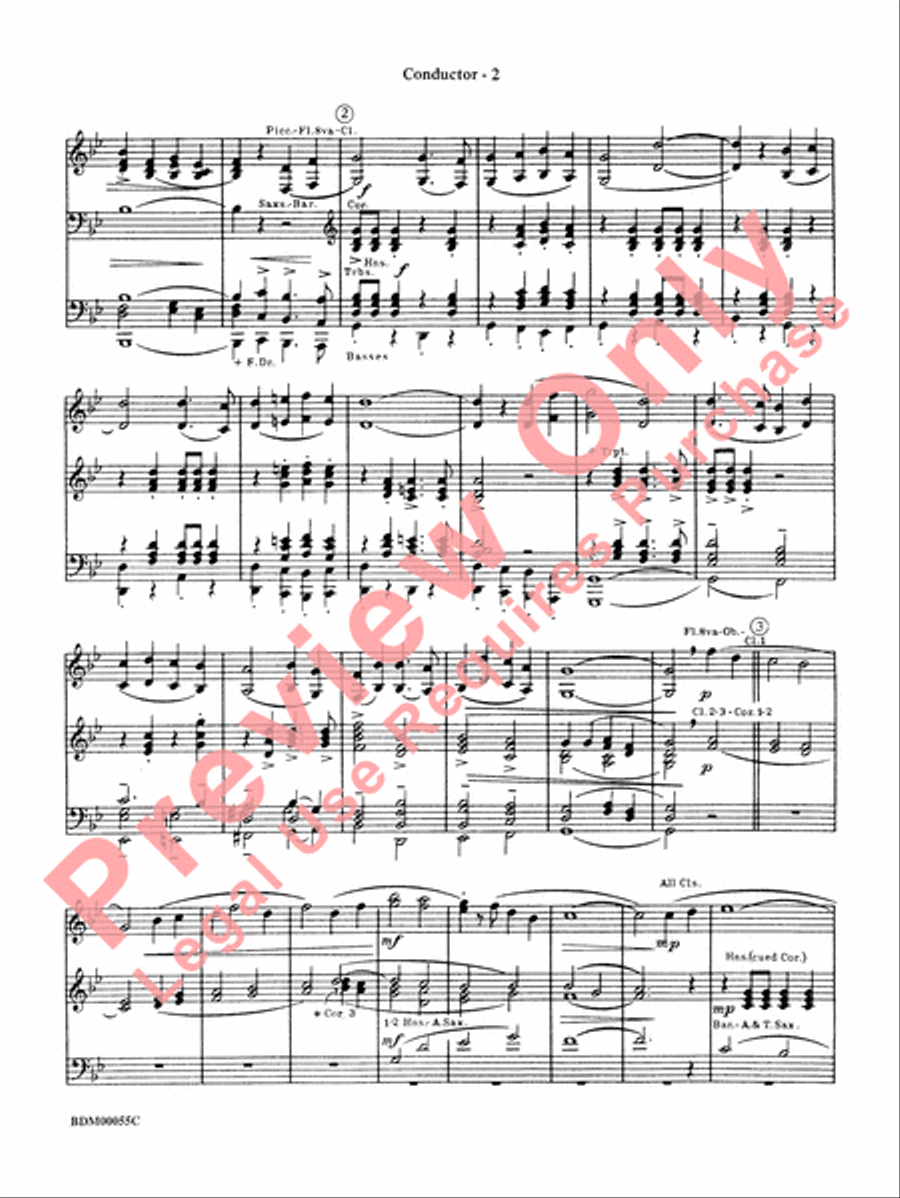 Proud Heritage Concert Band scores gallery preview page 4