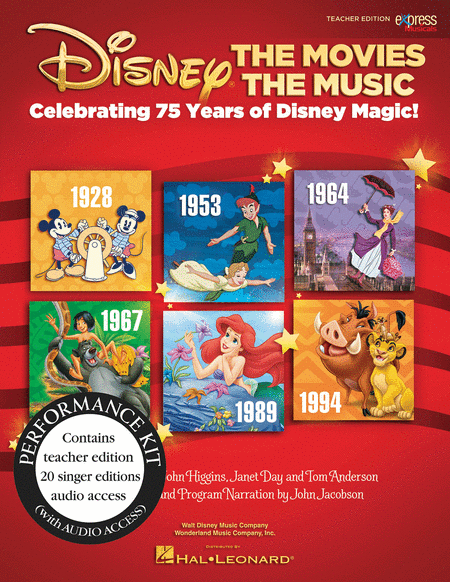 Disney: The Movies The Music - Choral (PERF KIT WITH AUDIO DOWNLOAD)
