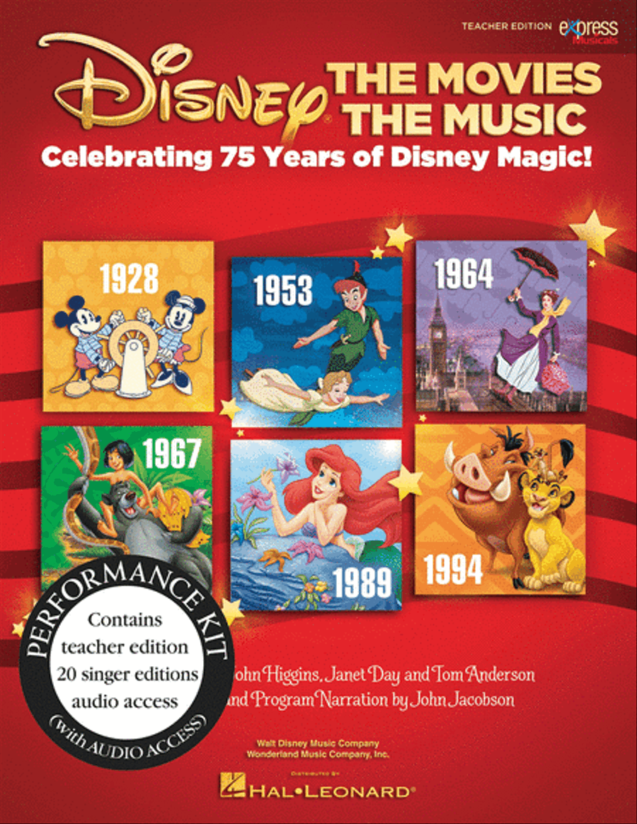 Disney: The Movies, The Music Choir scores gallery preview page 1
