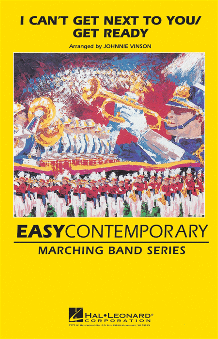 I Can't Get Next to You/Get Ready Marching Band scores gallery preview page 1