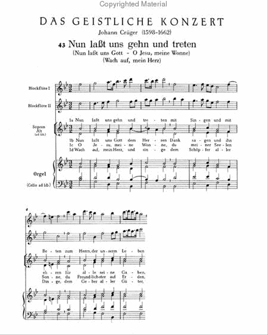 Nun lasst uns gehn und treten SA scores gallery preview page 2
