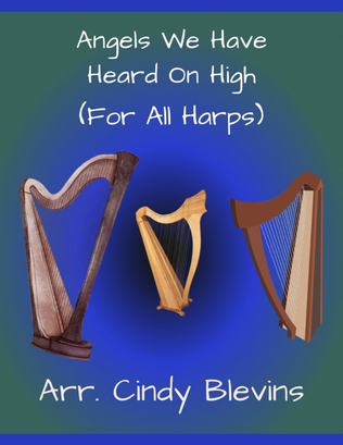 Angels We Have Heard On High, for Lap Harp Solo