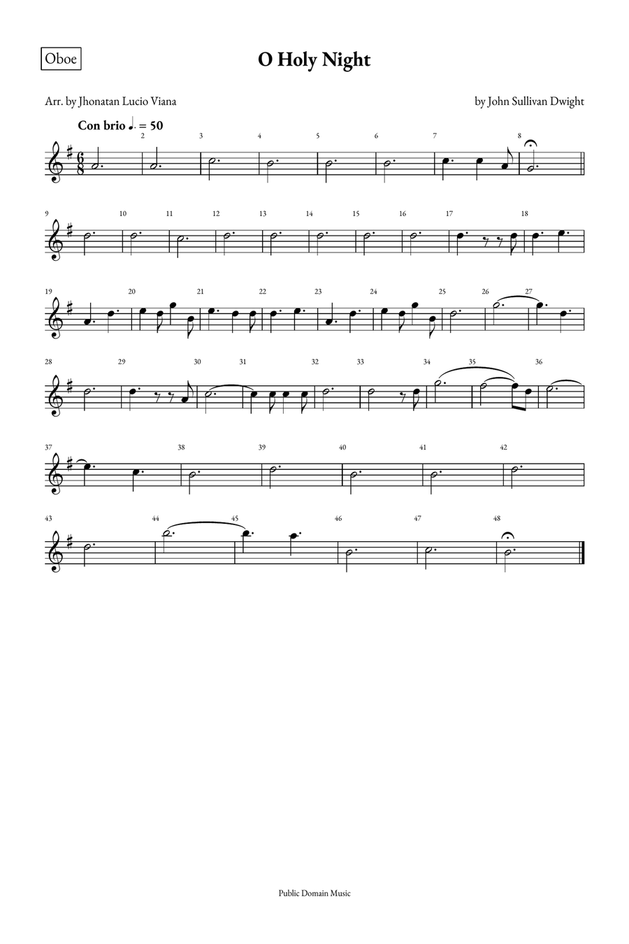 O Holy Night Small Ensemble scores gallery preview page 6