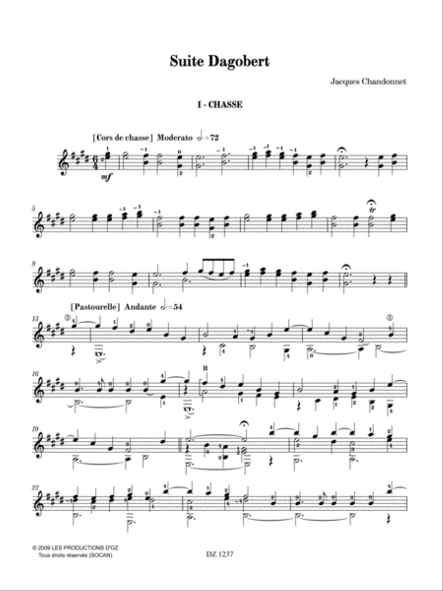 Empreintes Classical Guitar scores gallery preview page 3