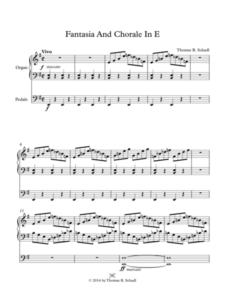 Fantasia And Chorale In E