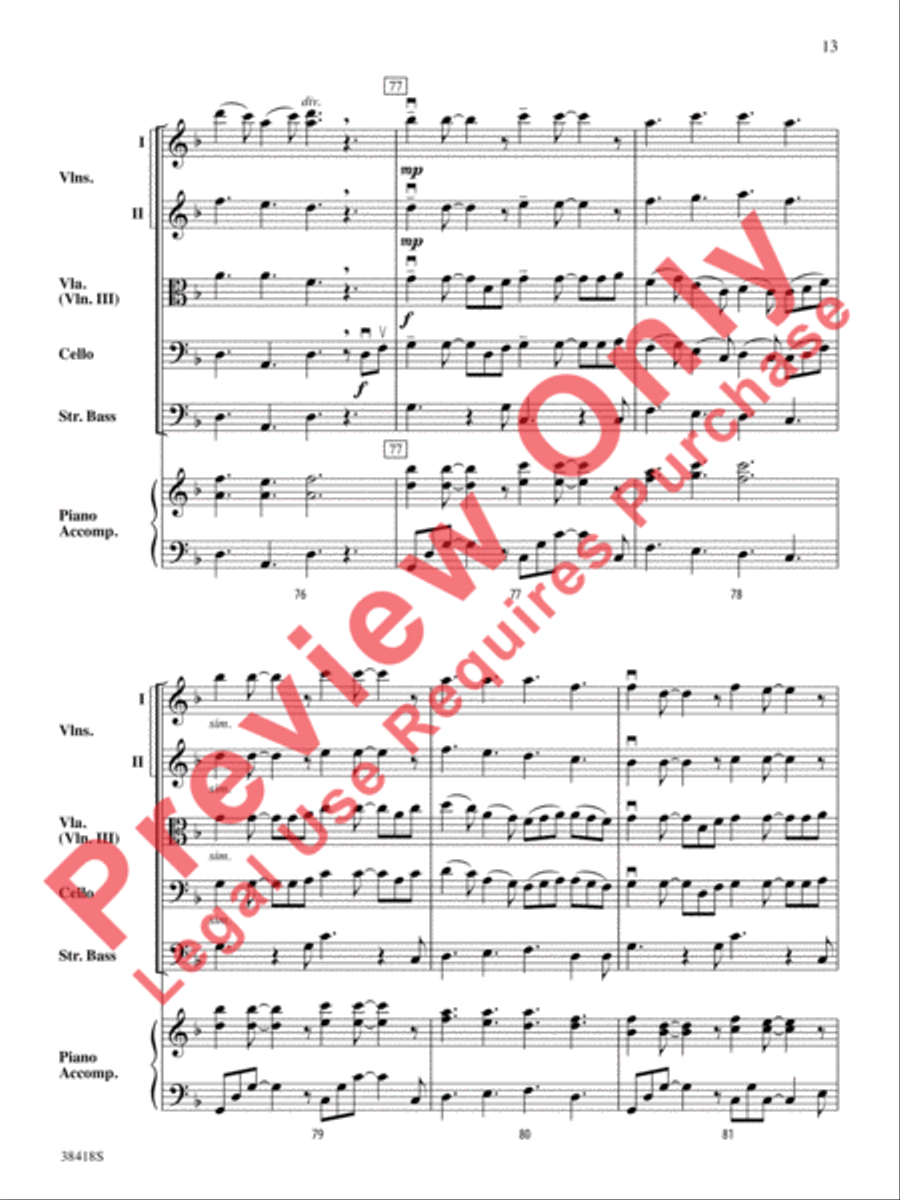 Return to Skye String Orchestra scores gallery preview page 14