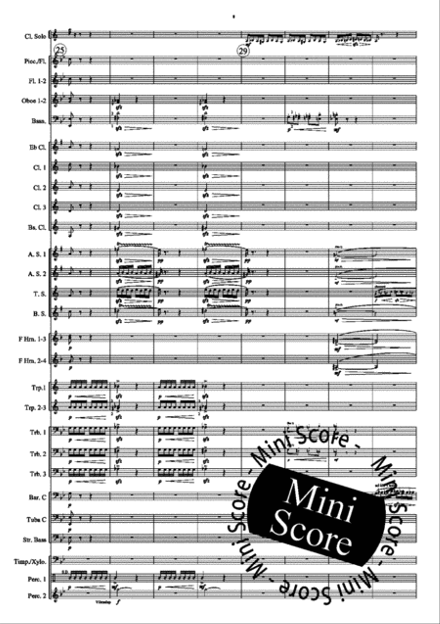 The Flight of the Bumble Bee Concert Band scores gallery preview page 8