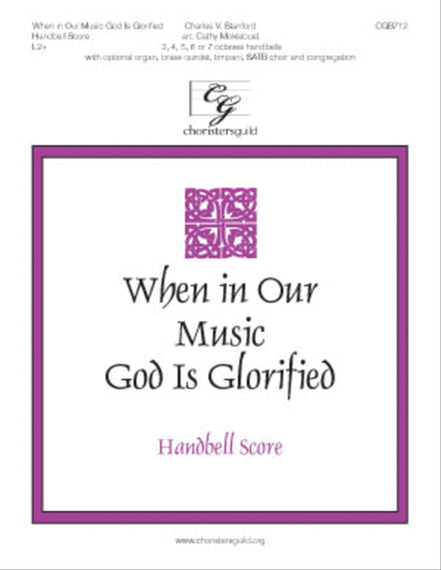 When in Our Music God Is Glorified Handbells Handbell Choir scores gallery preview page 1