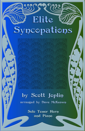 Elite Syncopations by Scott Joplin for solo Tenor Horn and Piano