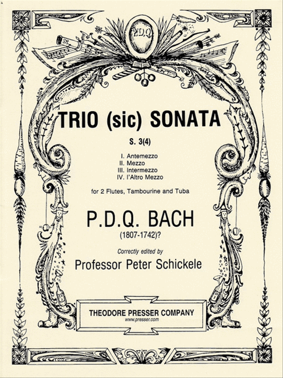 Trio (Sic) Sonata Trio (Sic) Sonata Chamber Music scores gallery preview page 1