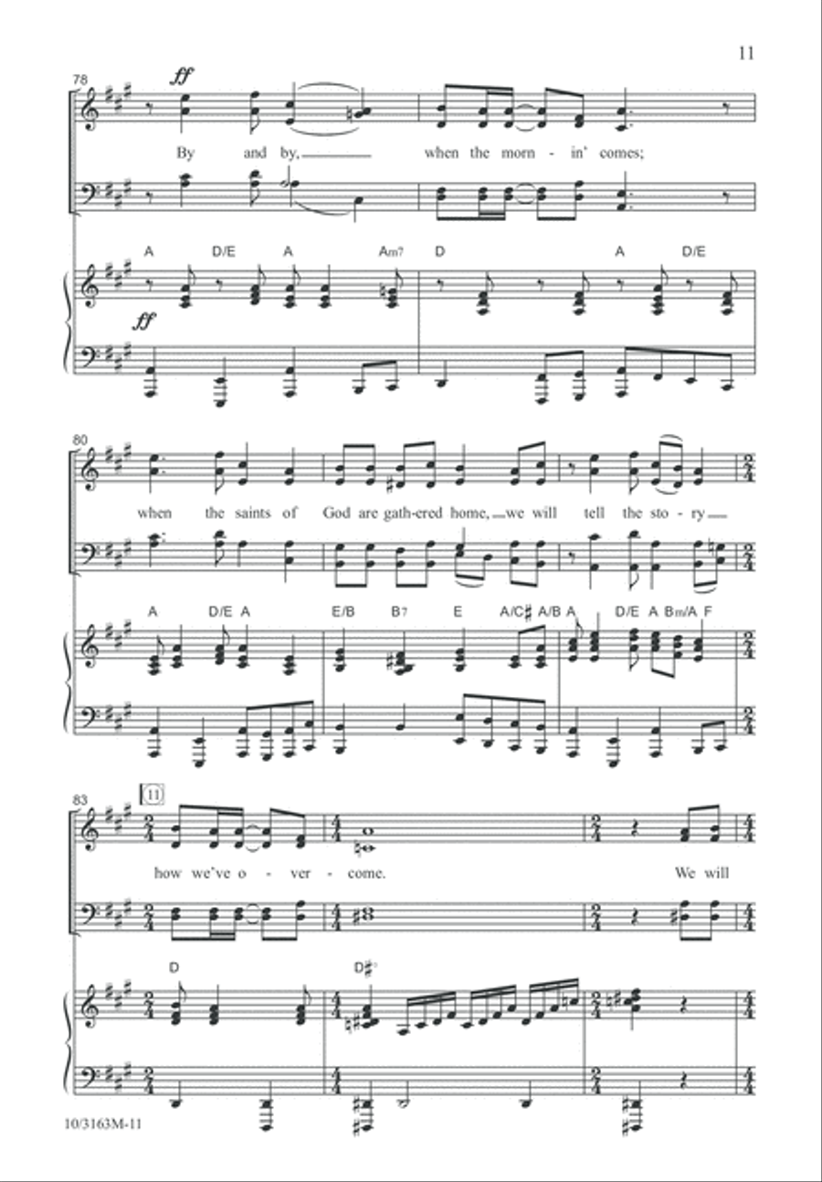 Hallelujah! By and By Hallelujah! By and By 4-Part scores gallery preview page 11