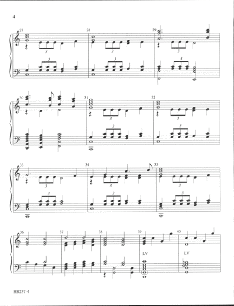 The Battle Hymn of the Republic 5-Octaves scores gallery preview page 4