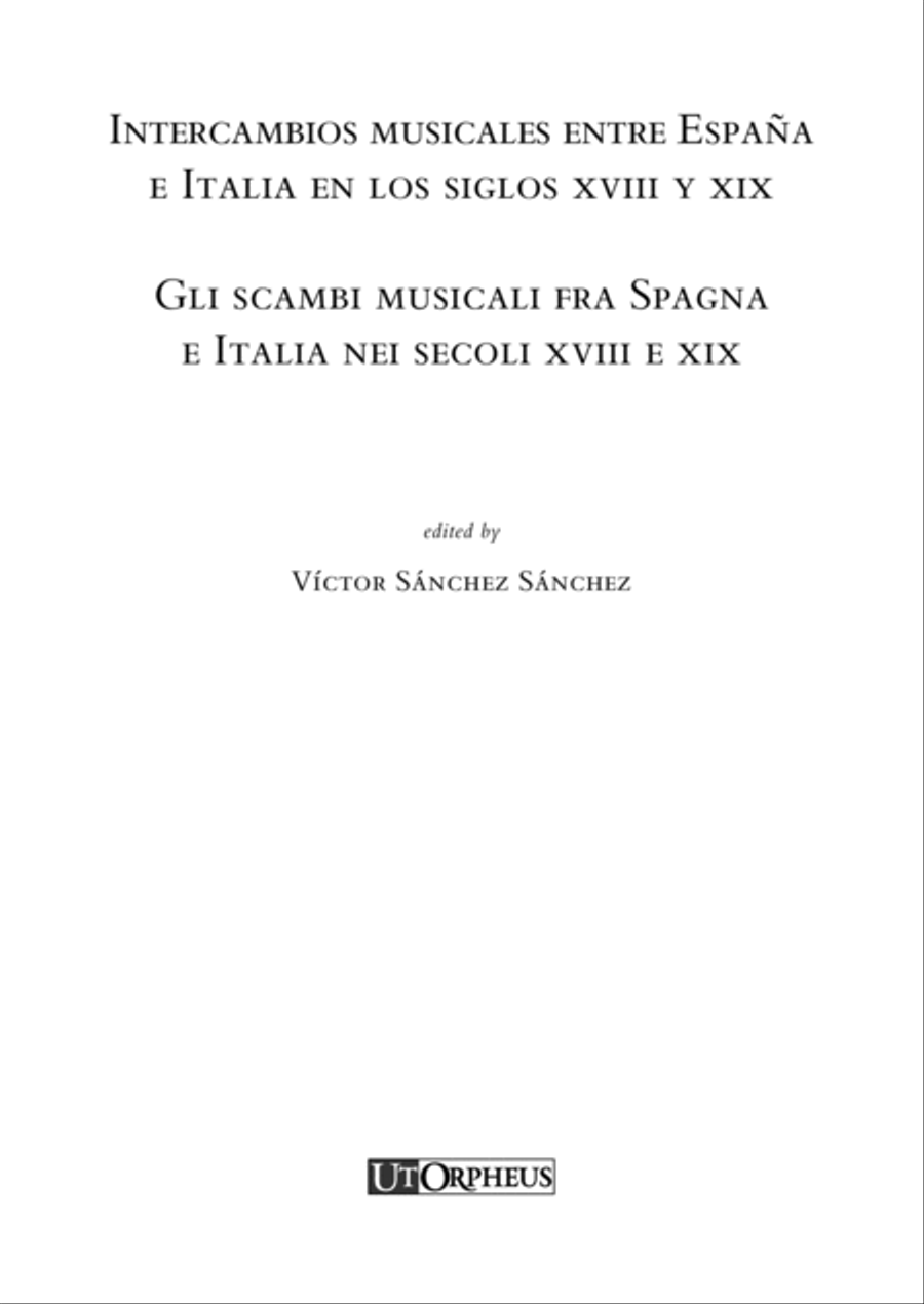 Intercambios musicales entre España e Italia en los siglos XVIII y XIX/ Gli scambi musicali fra Spagna e Italia nei secoli XVIII e XIX School and Community scores gallery preview page 4