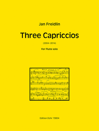 Three Capriccios für Flöte solo (2004-2014)