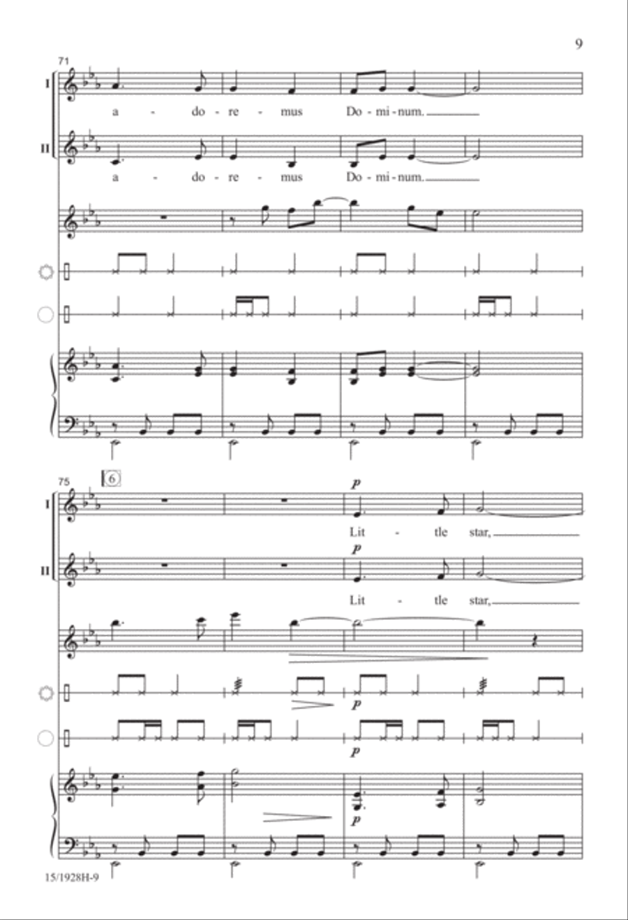 Little Star Little Star 2-Part scores gallery preview page 10