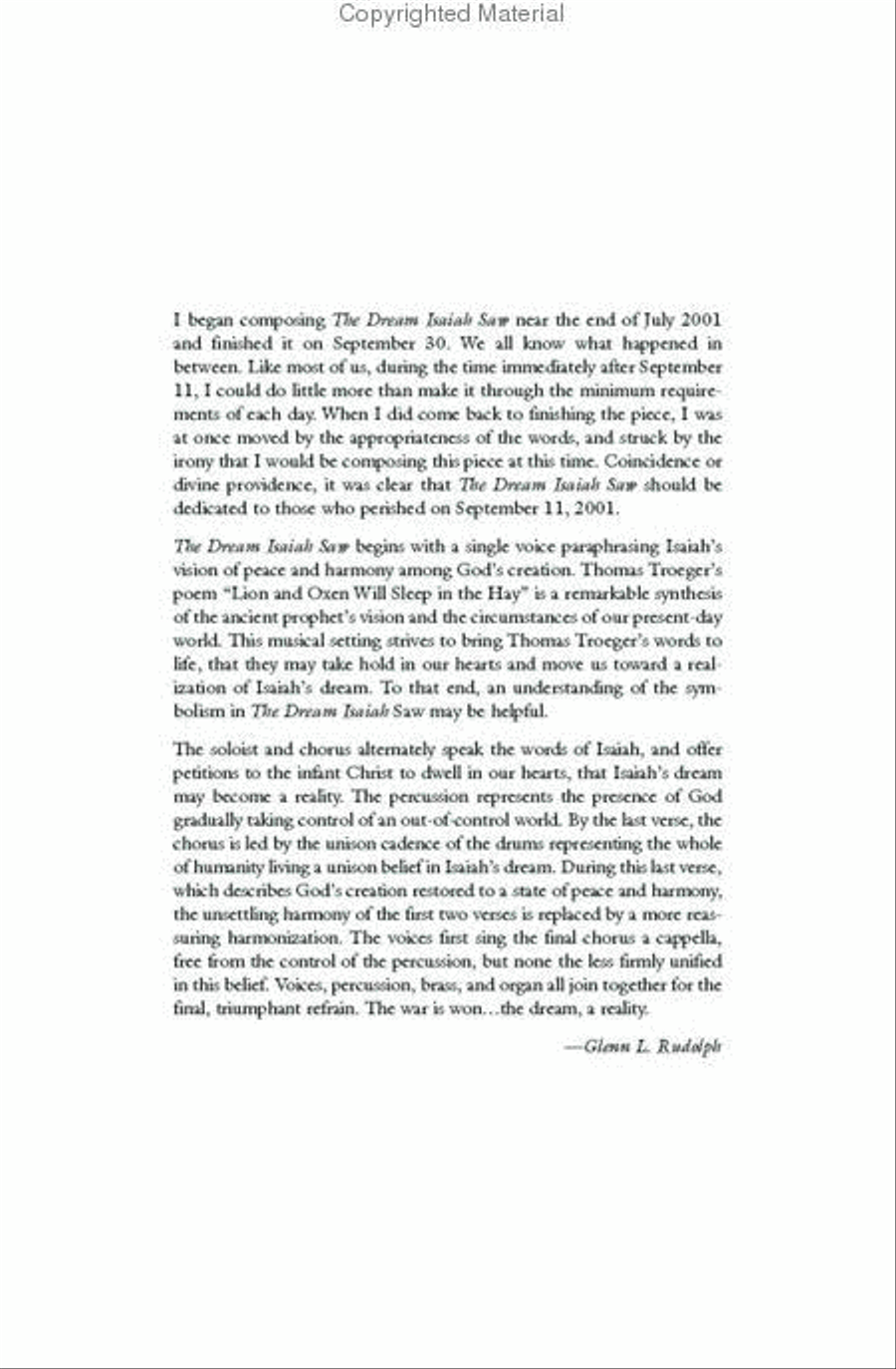 The dream Isaiah saw The dream Isaiah saw 4-Part scores gallery preview page 2