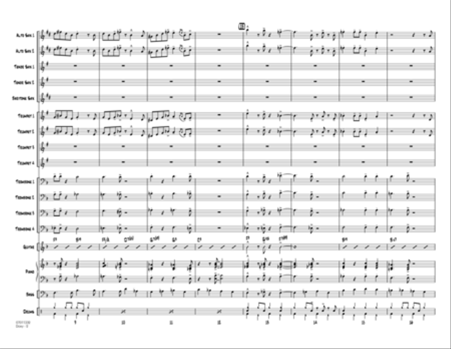 Doxy - Full Score Jazz Ensemble scores gallery preview page 2