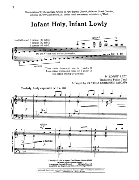 Infant Holy, Infant Lowly image number null