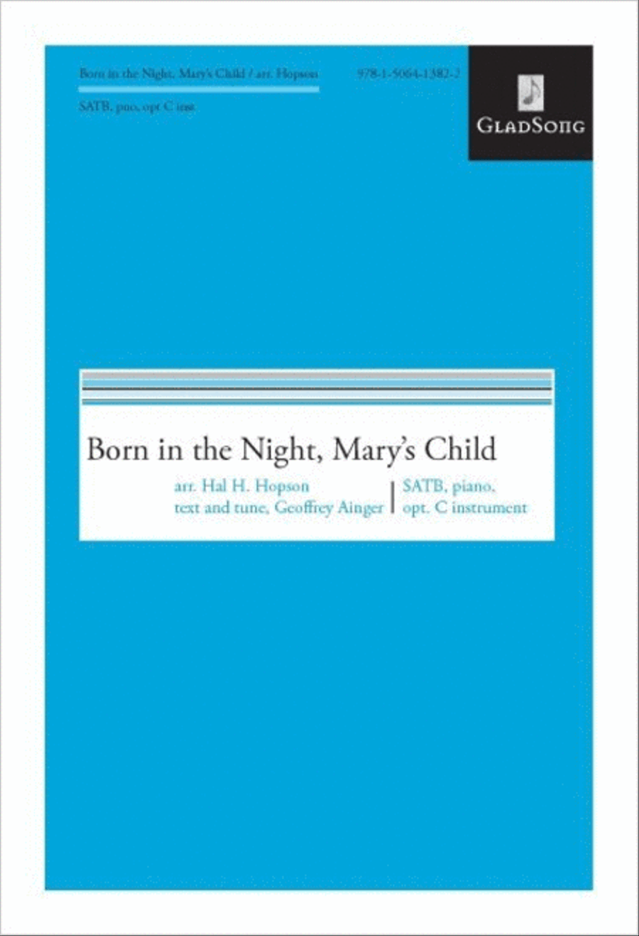 Born in the Night Mary's Child 4-Part scores gallery preview page 1