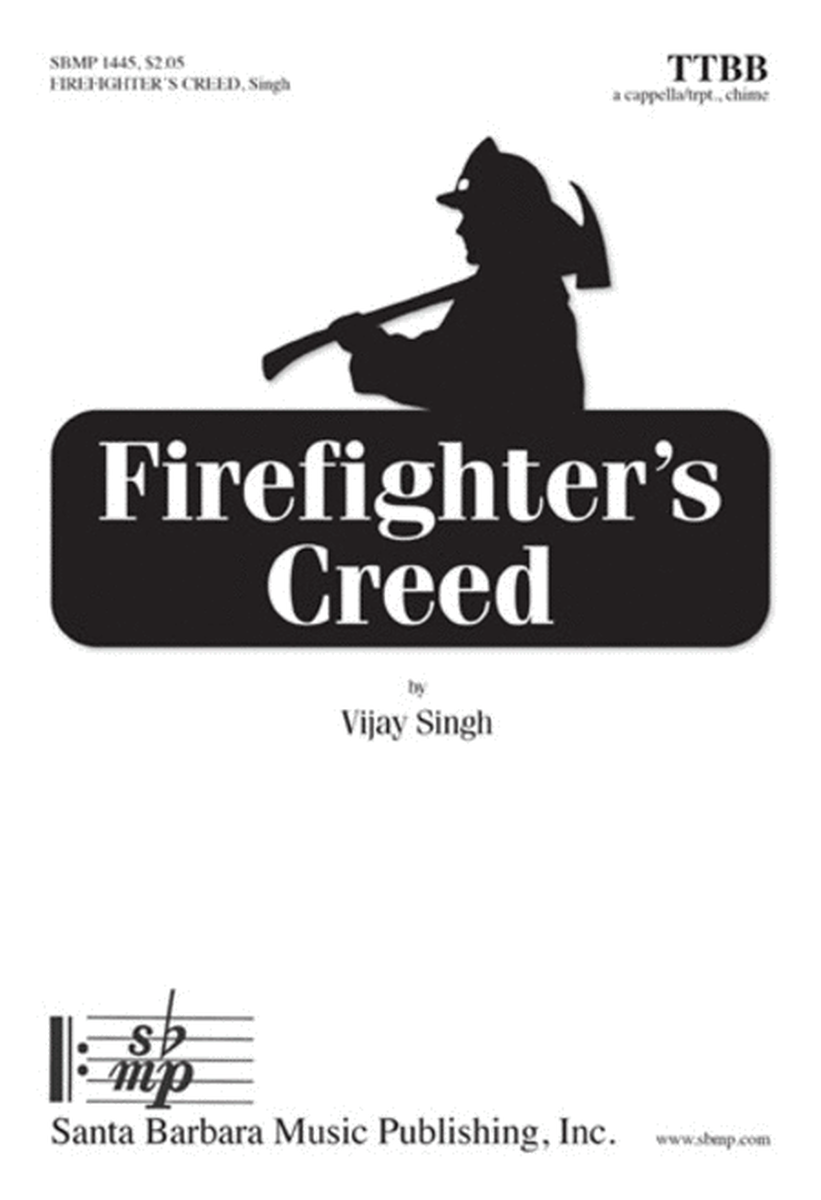 Firefighter's Creed - TTBB Octavo image number null