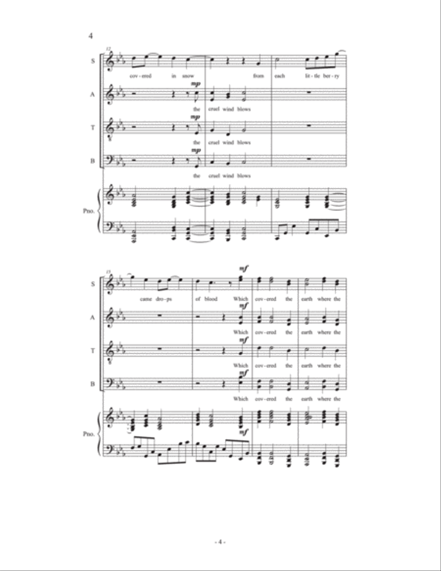 The Frost Bound Wood The Frost Bound Wood 4-Part scores gallery preview page 4