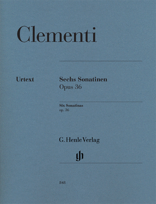 Book cover for 6 Sonatinas, Op. 36