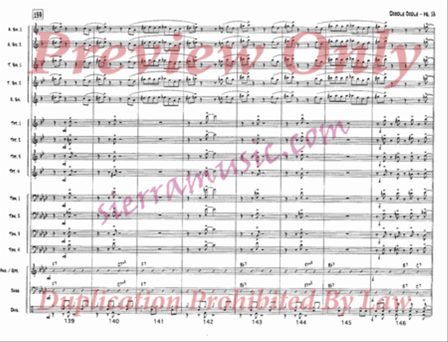 Doodle Oodle Jazz Ensemble scores gallery preview page 19