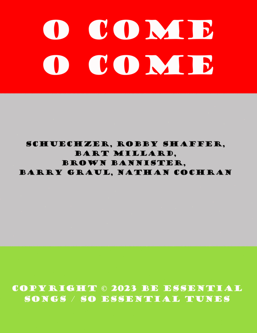 O Come O Come Piano, Vocal, Guitar scores gallery preview page 1