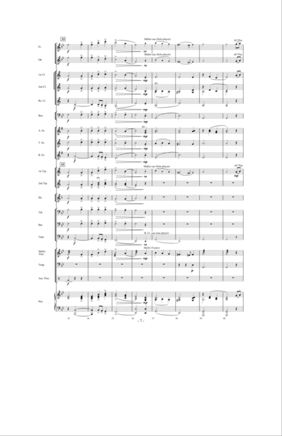 A Peaceful Christmas Concert Band scores gallery preview page 6