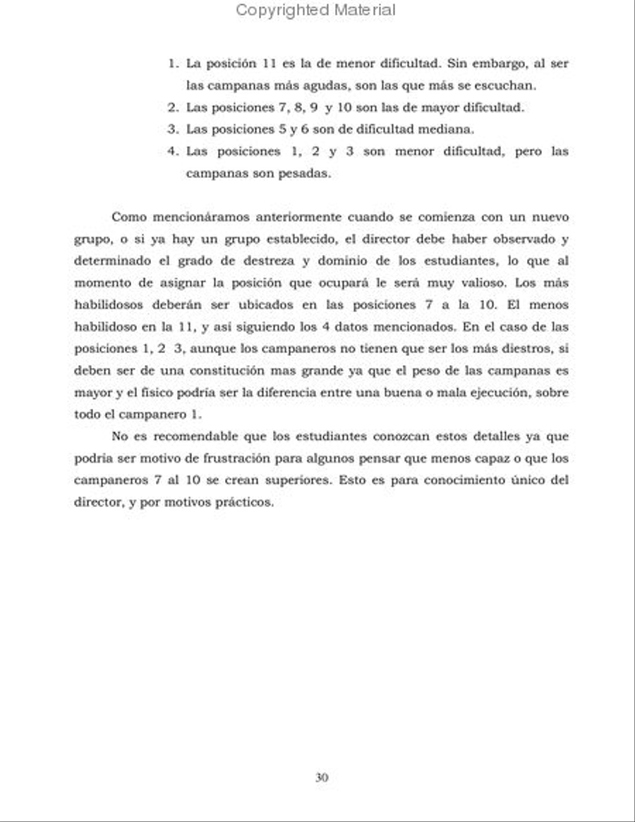 Coro de Campanas Coro de Campanas Handbell Choir scores gallery preview page 4