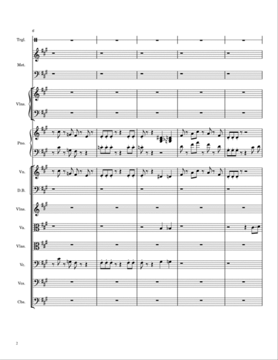 Mii Channel Theme Mii Channel Theme Large Ensemble scores gallery preview page 2