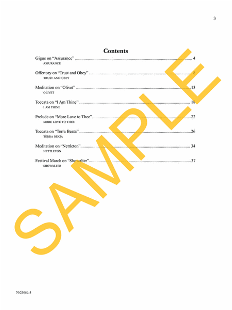 My Faith Looks Up to Thee Organ Solo scores gallery preview page 4