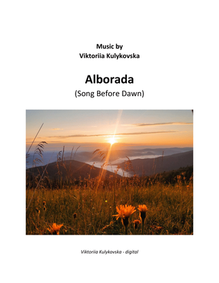Book cover for Alborada (Song Before Dawn)