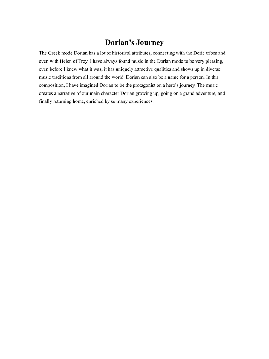 Dorian's Journey String Orchestra scores gallery preview page 2