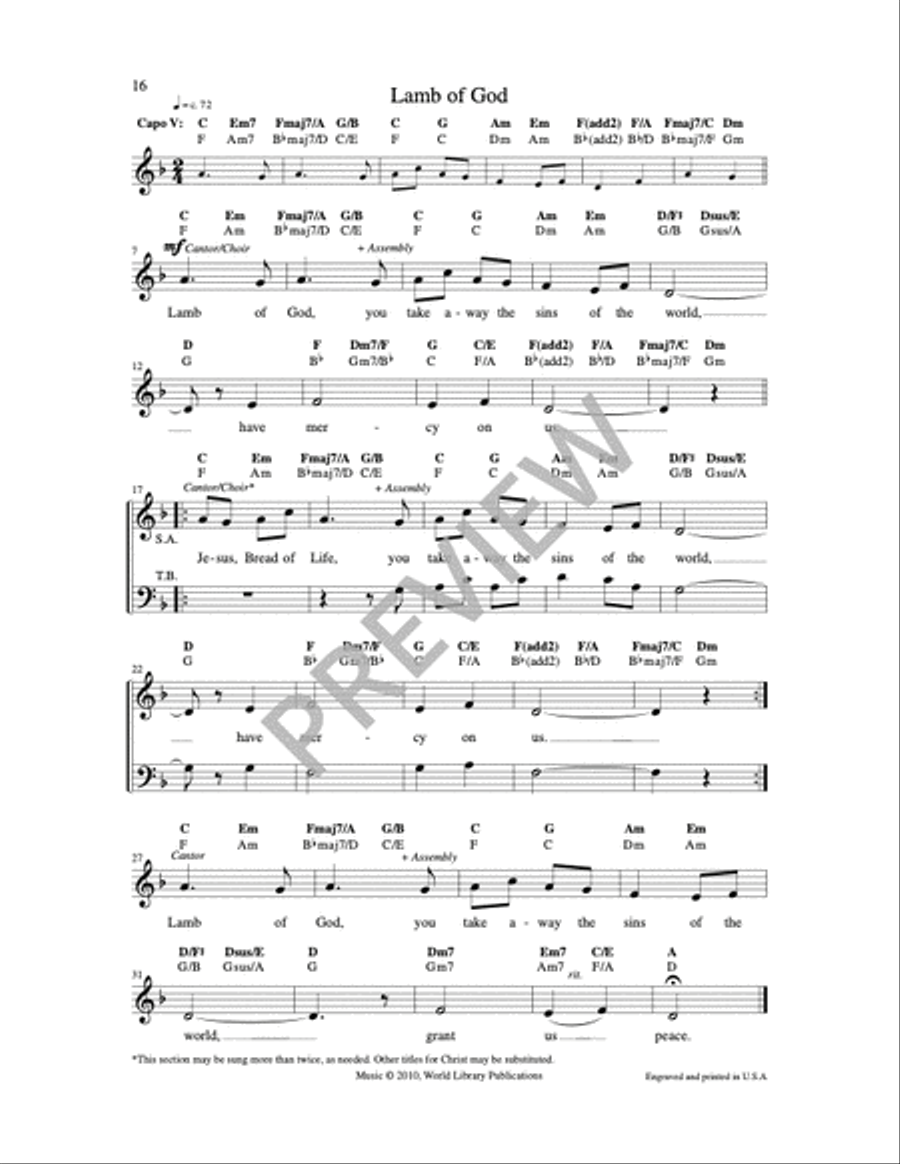 Mass of Awakening-Guitar Edition Guitar scores gallery preview page 12