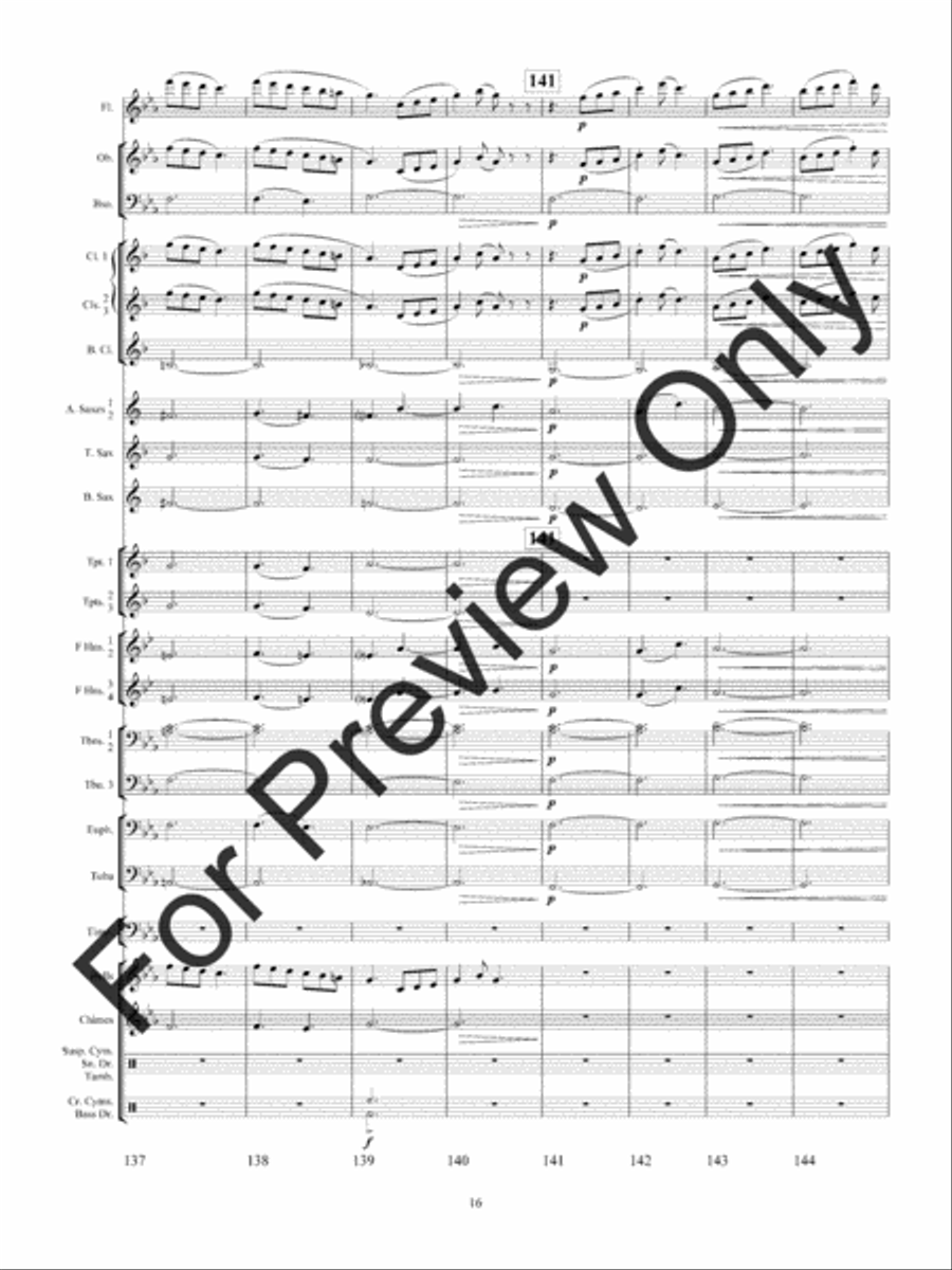 Celtic Song and Celebration Concert Band scores gallery preview page 19