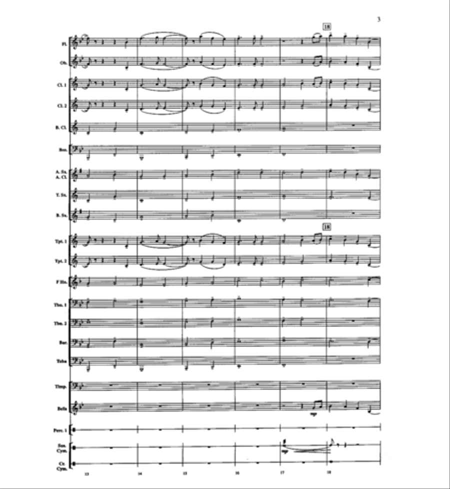 On Freedom's Wings Concert Band scores gallery preview page 4