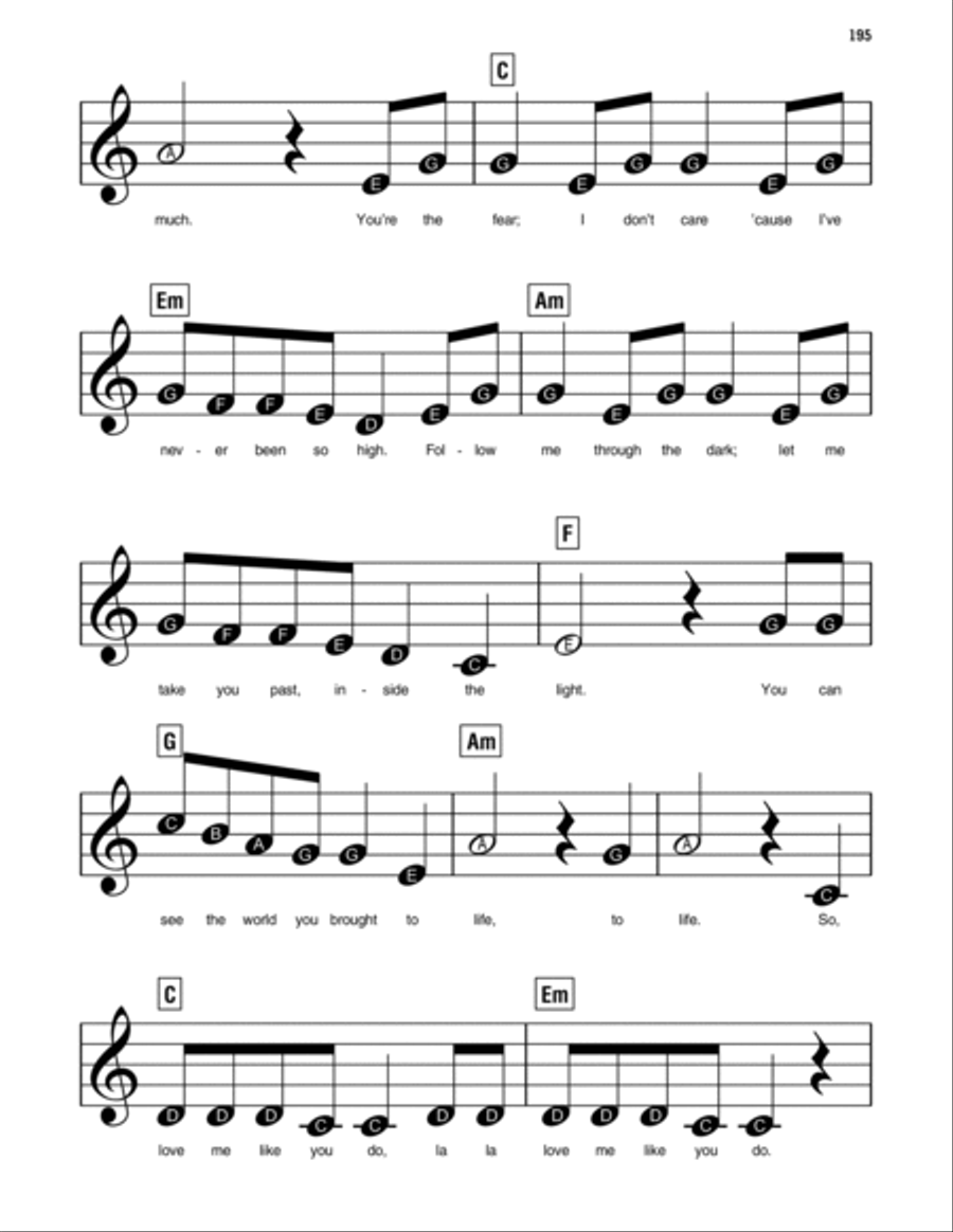 Love Me Like You Do (from Fifty Shades Of Grey) Easy Piano scores gallery preview page 2