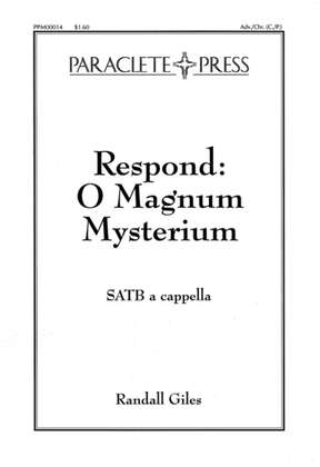 Book cover for Respond: O Magnum Mysterium