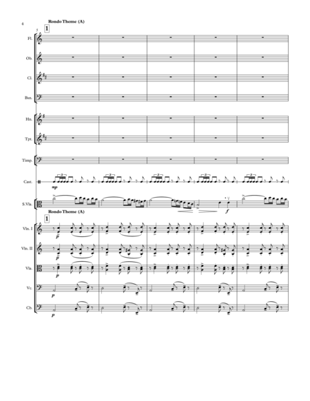 Rondo in A minor for Viola and Orchestra image number null
