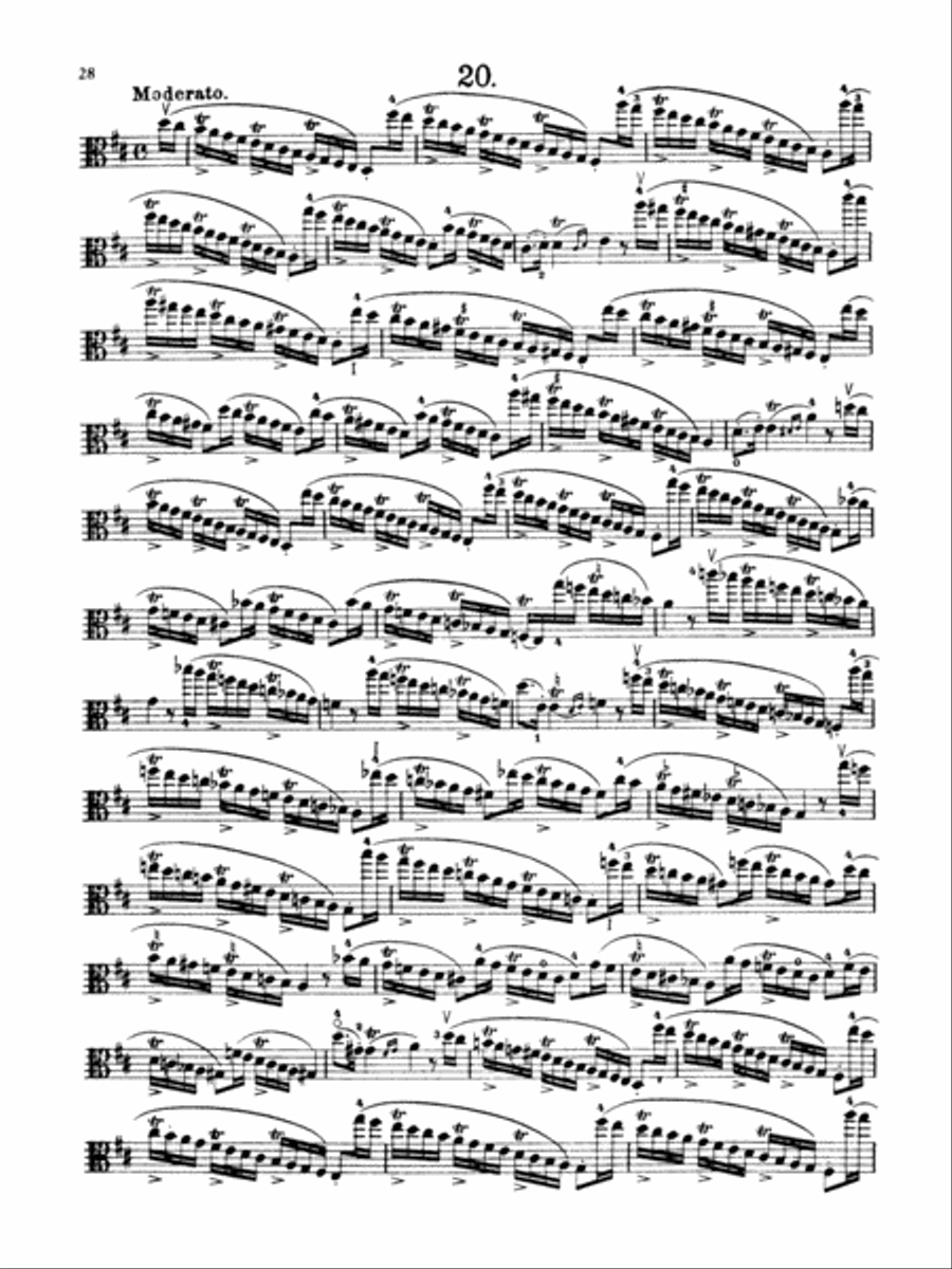 Kreutzer: Forty-two Studies Part scores gallery preview page 1