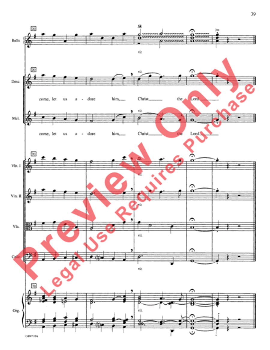 A Festival of Lessons and Carols Choir scores gallery preview page 40
