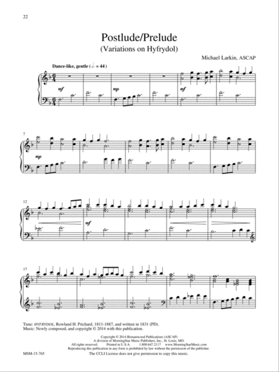 All Creatures of Our God and King: Piano Music for Worship Piano Solo scores gallery preview page 11