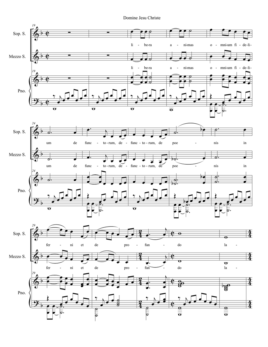 Domine Jesu Christe (from 