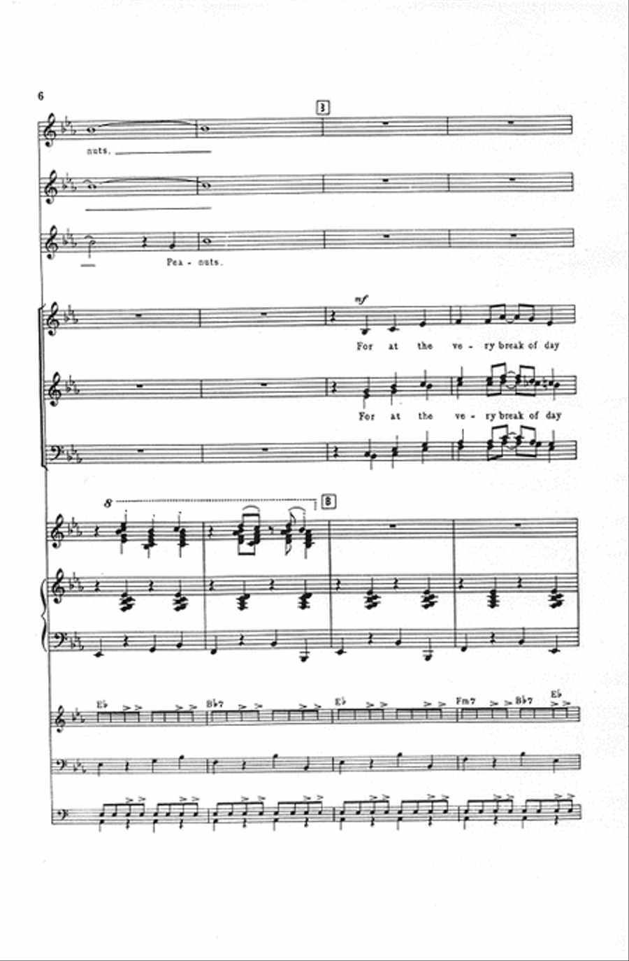 Peanut Vendor (Vocal Score) Divisi scores gallery preview page 5