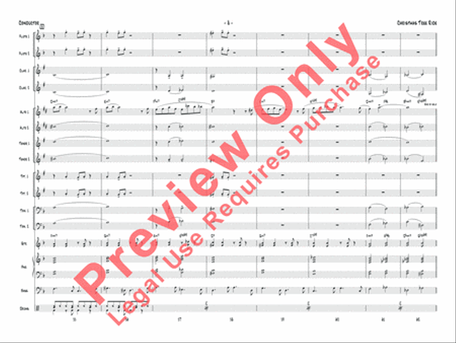 Christmas Tree Ride Christmas Tree Ride Jazz Ensemble scores gallery preview page 9