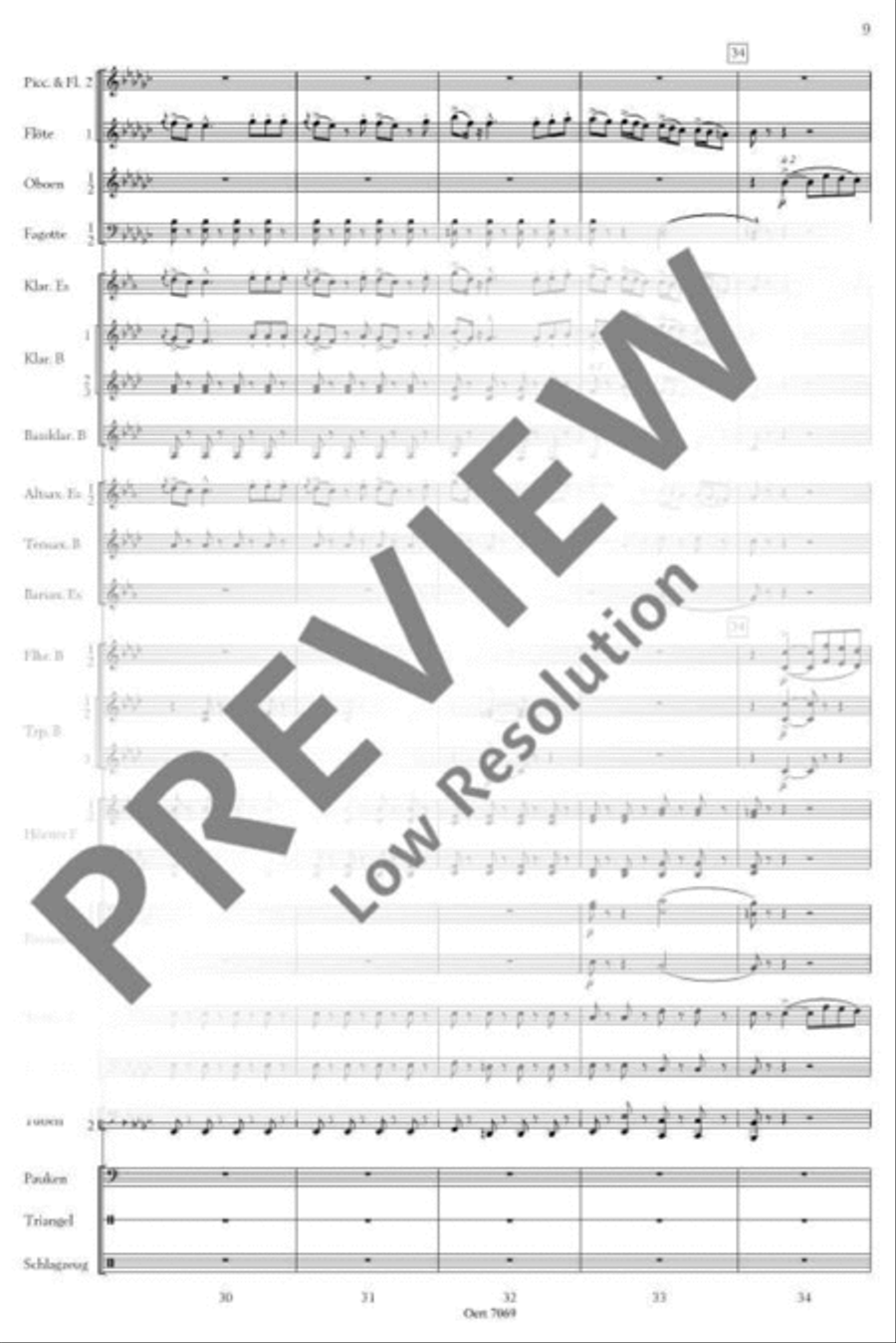 Der Barbier von Sevilla Concert Band scores gallery preview page 12